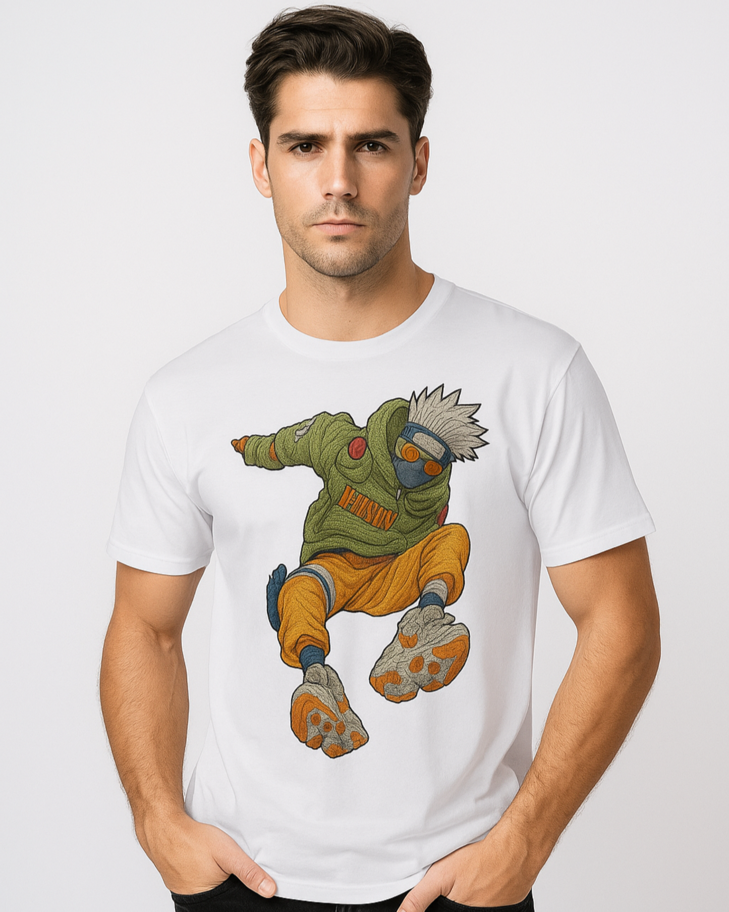 Men's Regular T-shirt Anime Print