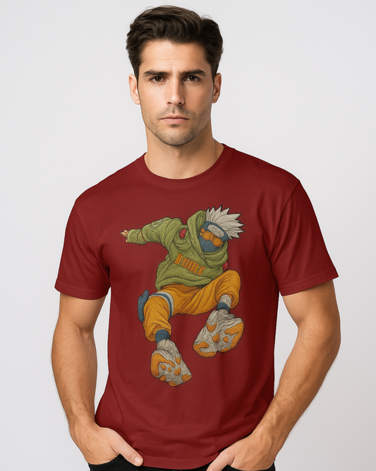 Men's Regular T-shirt Anime Print