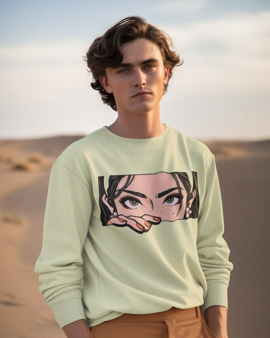 Premium 100% Cotton Fleece Sweatshirt – 350 GSM | Double Bio-Wash & Silicon Finish